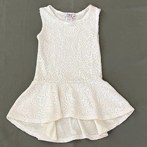 That's My Girls Ivory Lace Summer Dress Girls Size 7/8